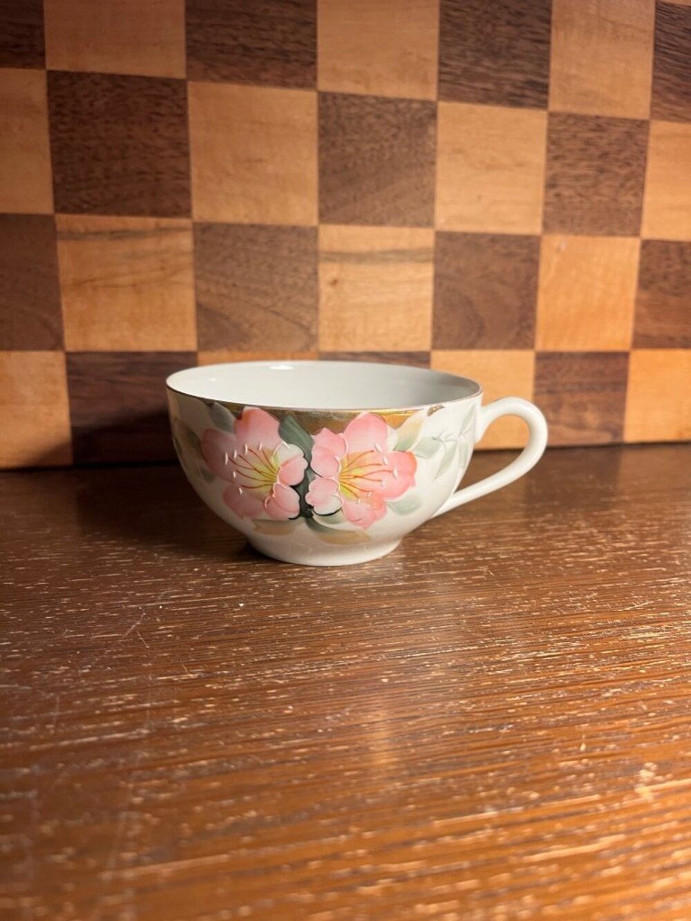 Noritake Handpainted Azalea Teacup A1120